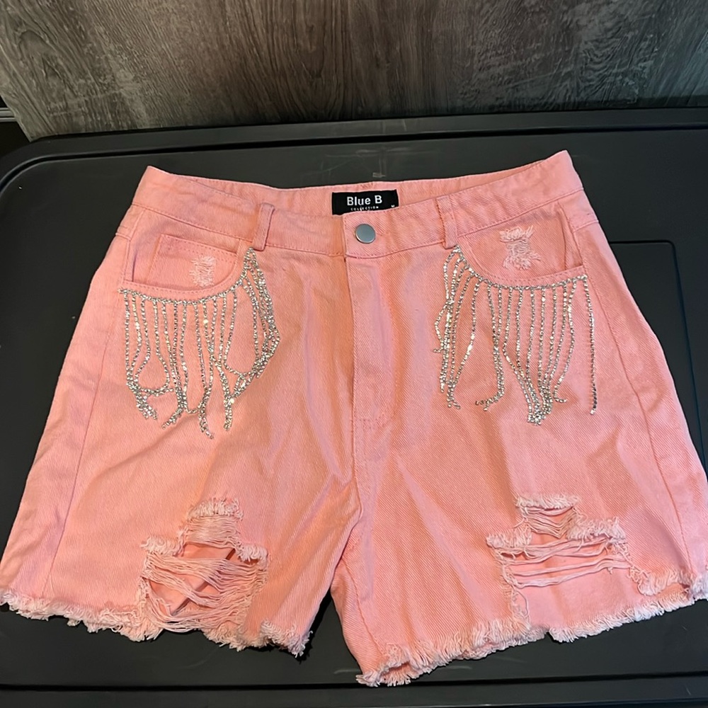 Sparkly Pink Shorts